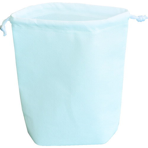 TRUSCO トラスコ 不織布巾着袋 A4サイズ マチあり ホワイト 10枚入 HSA410W