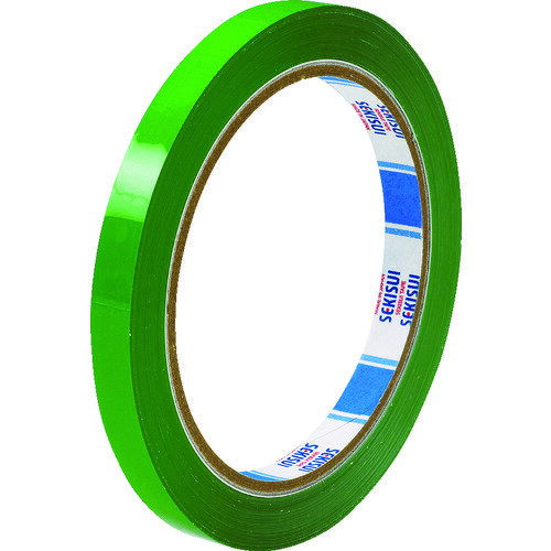 積水 バッグシーラーテープHタイプ 緑 9×50 P802M01 1
