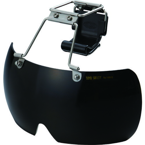 トーヨーセフティ 帽子取付用メガネ 電気用 NO.1400B(代引不可)