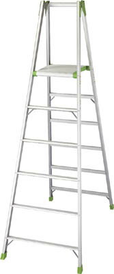 ハセガワ アルミ合金製上枠付専用脚立 KS18【送料無料】