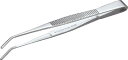 TRUSCO ステンレス製ピンセット 125mm 曲ギザ付 TSP22【ポイント10倍】