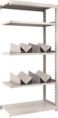 TRUSCO M2型軽中量棚 860X450XH1800 缶受X4付 連結 M26345KU4B【送料無料】