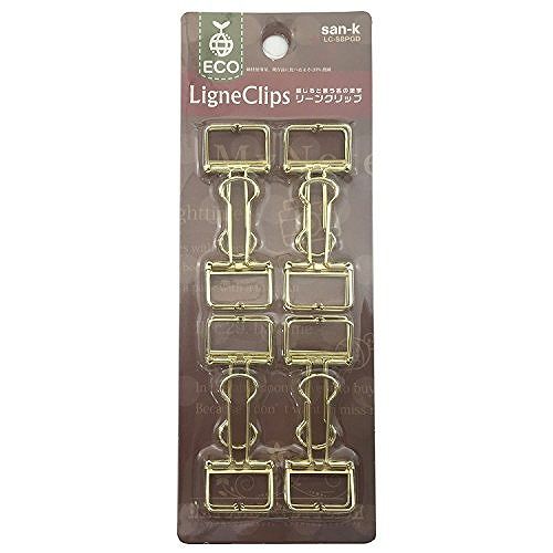 サンケーキコム リーンクリップ S 8コ ゴールド LC-S8PGD