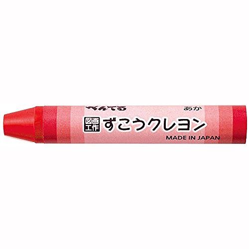 ぺんてる ズコウクレヨン 赤 PTCG-T11
