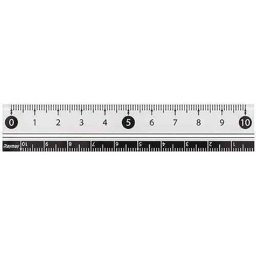 レイメイ 定規 10CM 白 APJ128W