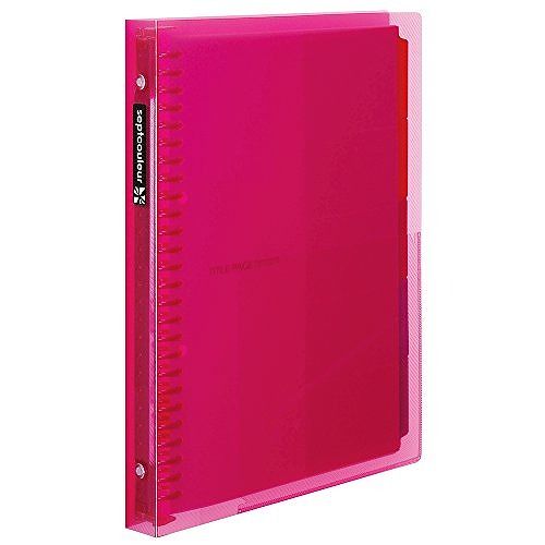 マルマン B5 ファイルノート セプトクルール F615B-08JANコード4979093615650メタルバインダーのB5ファイルノート・セプトクルール。表紙：PP　標準収容枚数：100枚　218×276mm、背幅27mm◆メタルバインダー◆リング内径：20mm◆背幅：27mm◆ルーズリーフ10枚、ラミネートタブインデックス5山【送料について】北海道、沖縄、離島は送料を頂きます。