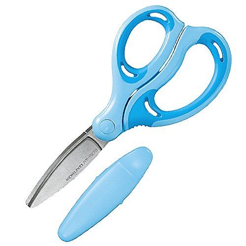 Work Scissors - コクヨ ハサミ エアロフィットサクサキッズ 青 ハサ-P270B