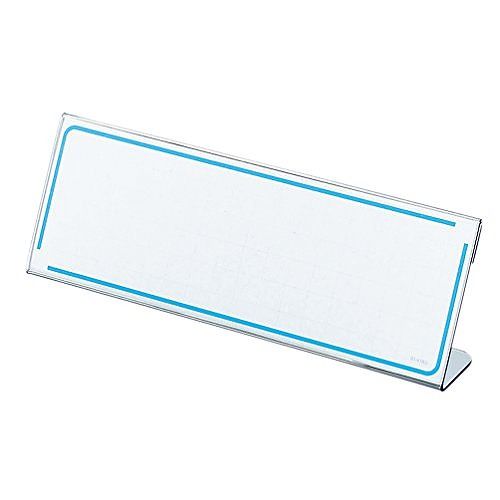 コクヨ カード立てL型サイセイP カト-11JANコード：4901480450018カード寸法:61・180板厚:t1.0プライスカードなどに最適。高い位置での表示は立てて、低い位置での表示は寝かせてと、2通りの使用が可能。片面表示●カード寸法（mm）:61×180●材質:再生PET80％●厚さ1.0mm●メーカー品番:カト-11N【送料について】北海道、沖縄、離島は送料を頂きます。