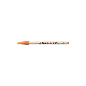 マジック ラッションペン NO.300 ダイダイ M300-T7JANコード：49020716058791本のサイズ:170×11×11mm単色事務用に、宛名書きに、イラストに、色鉛筆代わりに、軽く細く、良く書けます。筆記線幅:0.4~0.6mm葬祭用や事務用として大活躍のロングセラー。●インク色:橙●線幅:0.4から0.6mm●インク種類:水性インク●仕様:シングルタイプ・使いきり●メーカー品番:M300-T7【送料について】北海道、沖縄、離島は送料を頂きます。