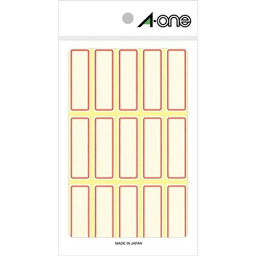 エーワン セルフラベル 03004アカワク
