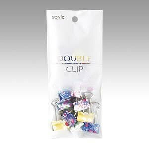 Double Clip - ソニック ダブルクリップ ショウ 15コ ハナ GP-472