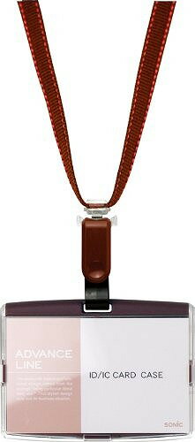 ソニック IDカードハードケース/ストラップ AL-842-BR