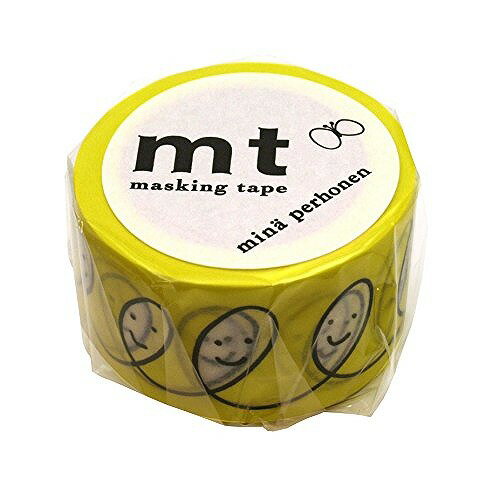 カモ井加工紙 マスキングテープ SMILE MTMINA09JANコード：4971910179338幅27mm×10m巻きフィルム包装[Φ48mm×H2.7mm]素材:基材/和紙、粘着剤/アクリル系日本製。重量:29g元々、建築現場や車両塗装の現場で、塗料がつかないように養生したり、資材の識別や保護の用途で使用されるマスキングテープ。「どこに貼ってもキレイに剥がせる」、「色が豊富」、「和紙ならではの透け感、素材感が美しい」ということで、ラッピングやインテリア、手紙やスクラップブッキングなどのコラージュなど、たくさんの方々に活用されています。【送料について】北海道、沖縄、離島は送料を頂きます。