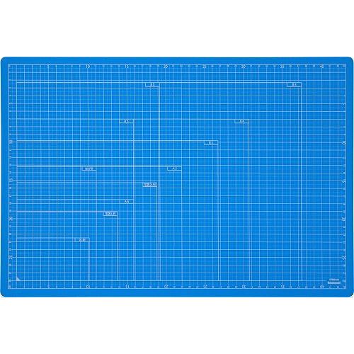 ナカバヤシ カッターマット 折りたたみカッティングマット A3 スカイブルー CTMO-A3SBのサムネイル