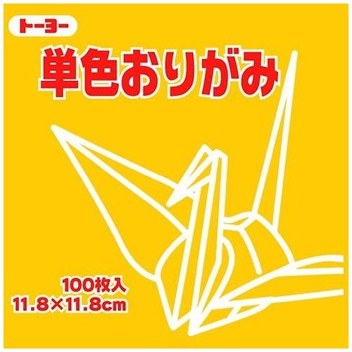 トーヨー 単色折紙11.8CM 124 063124 ピンク