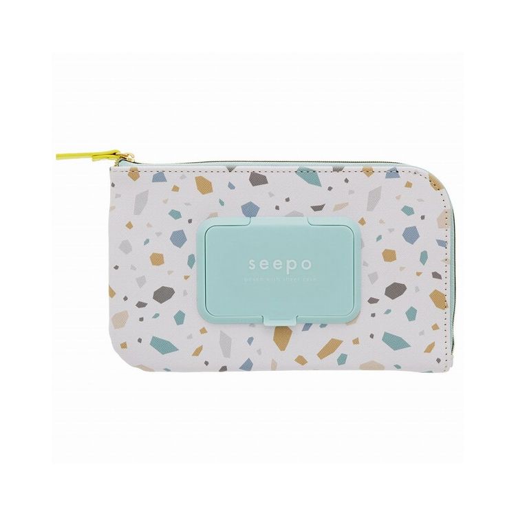 シーポ seepo mask ストーン S2290430 ウェットティシュ ケース ポーチ 小物入れ
