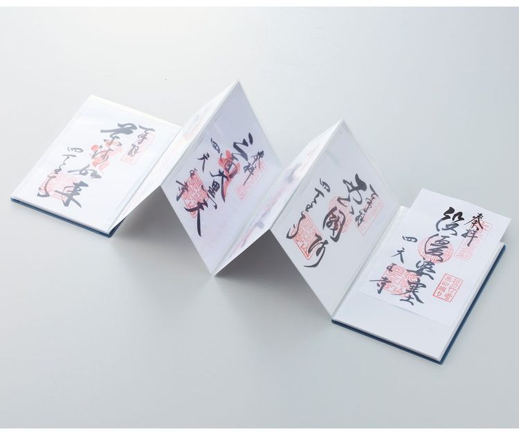 リコメン堂ホームライフ館のリヒトラブ 書き置き御朱印帳23ポケット A-371-1 七宝 御朱印帳 御朱印 御朱印集め おしゃれ かわいい｜アングル2
