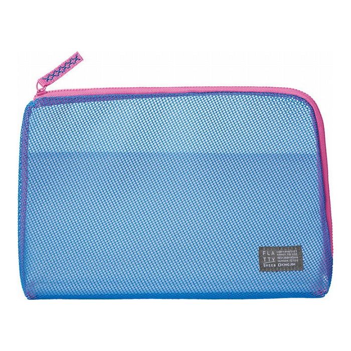 キングジム FLATTY SHEER アオ 青色 ブルー 5166アオ