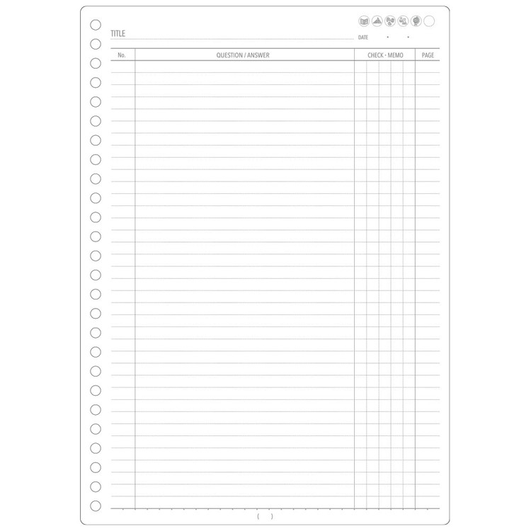サンスター文具株式会社 ルーズリーフ B5 みおりん Study Time 苦手問題用 文具 文房具 勉強 学習 ブルー S2638517