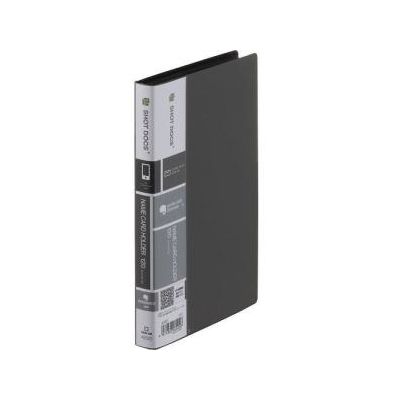 【商品詳細】キング メイシホルダー SD 42SDクロJANコード4971660030446名刺をいつものようにファイルに入れて、必要な名刺をファイルから出さずにそのまま撮影、自動で補正されて、見やすくデータ化。デジタル化しやすい名刺ホルダー。SHOT　DOCS。※アプリはダウンロードが必要です。PP表紙幅116×高さ192×背幅16mm◆型式：1列3段　◆固定式　◆ポケット数：120ポケット　◆横から入れるタイプ【送料について】北海道、沖縄、離島は送料を頂きます。