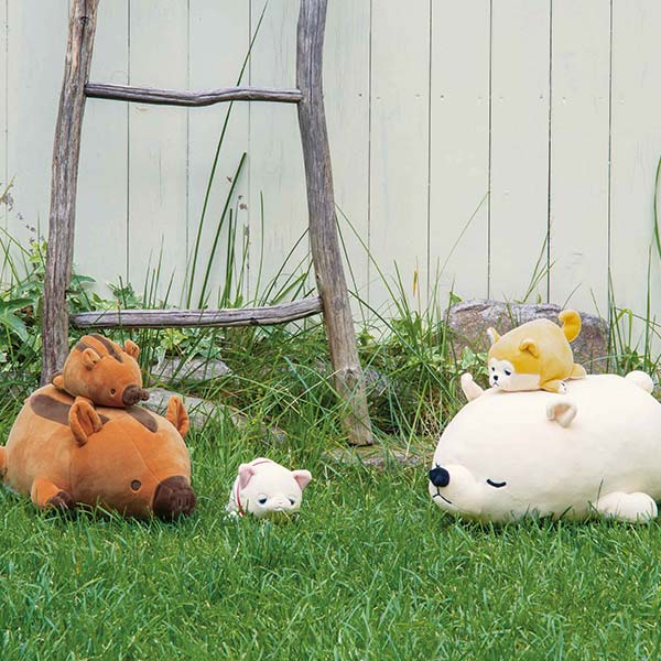 リブハアト 抱き枕 ヌイグルミ 犬 プレミアムネムネムアニマルズ ミント Lサイズ(代引不可)【送料無料】 [3]