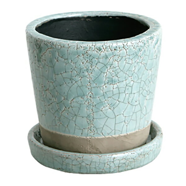 ダルトン DULTON グレーズドポット M クラシックグリーン CH13-G476CGN(代引不可)