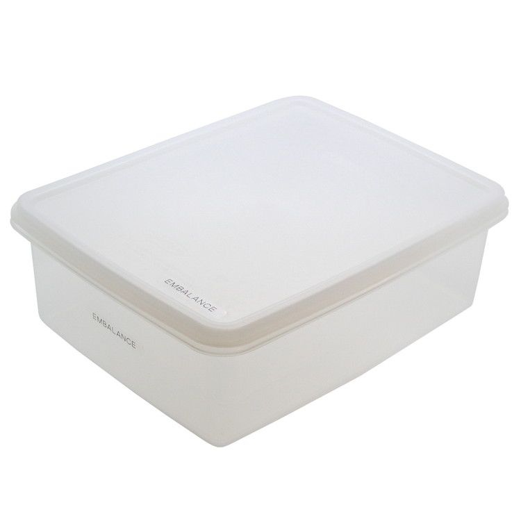 EMBALANCE エンバランス 保存容器 5.7L レクタングルコンテナ 角型 エンバランス加工 鮮度保持 食品保存 プラスチック お弁当 作り置き 電子レンジOK 本体食洗機対応 おしゃれ(代引不可)【送料無料】
