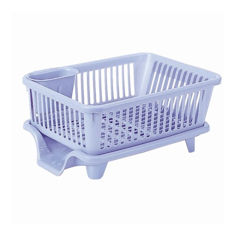 【商品説明】水はけ抜群で、水アカ・ヌメリがつきにくく乾きが早い水切りかごです。箸立てパーツも付属しているので、お箸やスプーンなどのカトラリーも食器とまとめて水切りができます。水受けの水が直接シンクに流れ込む構造で食器洗いのたびに水を捨てる手...