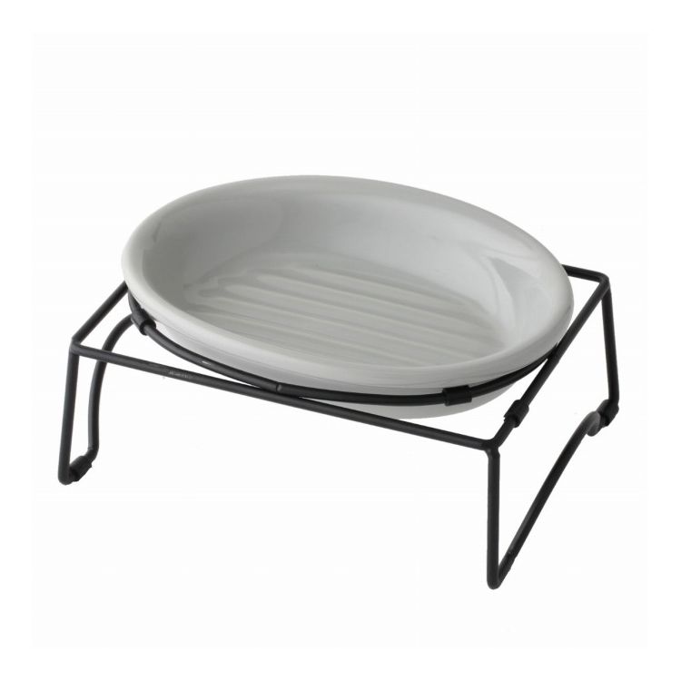 丸利玉樹利喜蔵商店 ペット 猫 猫用 食器 ボウル シングルセット AppeTIT アペティ CAT OVAL 200ml ネコ オーバル 食器台 おしゃれ かわいい(代引不可)