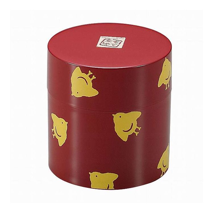 Tea Canisters - 日本製 茶筒 350ml ちどり HAKOYA 朱 たつみや(代引不可)