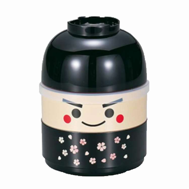 金属制  - 日本製 お弁当箱 2段 お椀付き こけし弁当 440ml ランチボックス イチロー たつみや(代引不可)