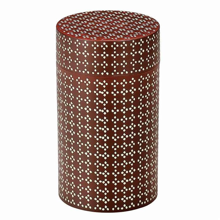 Tea Canisters - 日本製 茶筒 650ml 大 小花 HAKOYA 小花 たつみや(代引不可)