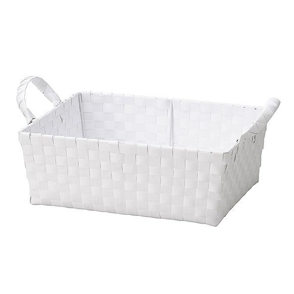 【商品説明】小物の整理整頓に便利な浅型PPバスケットです。家中の様々なシーンで活躍してくれます。別サイズと組み合わせて使うと収納スペースに統一感が生まれます。水に強いポリプロピレン製なので、水まわりでの使用も安心です。持ち運びに便利な持ち手付きです。ワイヤー入りで型崩れしにくい仕様です。※ハンドメイド商品のため、サイズの若干の誤差や、形状に違いが生じる場合がございます。予めご了承ください。【商品情報】■サイズ約 幅33×奥行25×高さ12（cm）（持ち手を含まない） 持ち手を含む高さ：約18cm■材質ポリプロピレン■生産国中国製■セット内容1個■注意事項※一つ一つ手作りのため、サイズ・形に個体差がございます ■備考スタッキング：可能 組立状態：完成品【代引きについて】こちらの商品は、代引きでの出荷は受け付けておりません。【送料について】北海道、沖縄、離島は送料を頂きます。