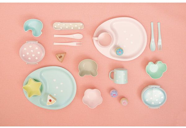ボウル 10cm Kids Palette キッズパレット プラスチック ライトグレー(代引不可)
