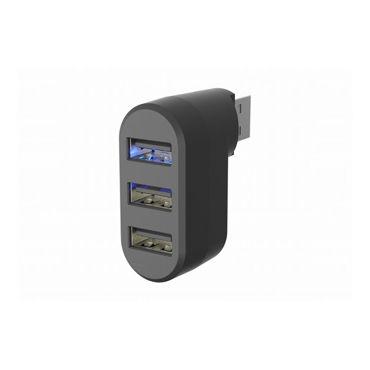 カシムラ USB-A充電ポート増設 3ポート 合計最大出力3A DC-053