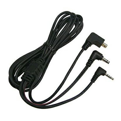 セルスター ドライブレコーダー用オプション レーダー探知機接続コード 3極DCプラグ コード長0.8m GDO-12【送料無料】