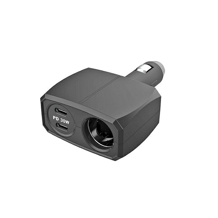 カシムラ ダイレクトタイプ増設ソケット DCx1 USB TYPE-Cx2 PD30W KX-250
