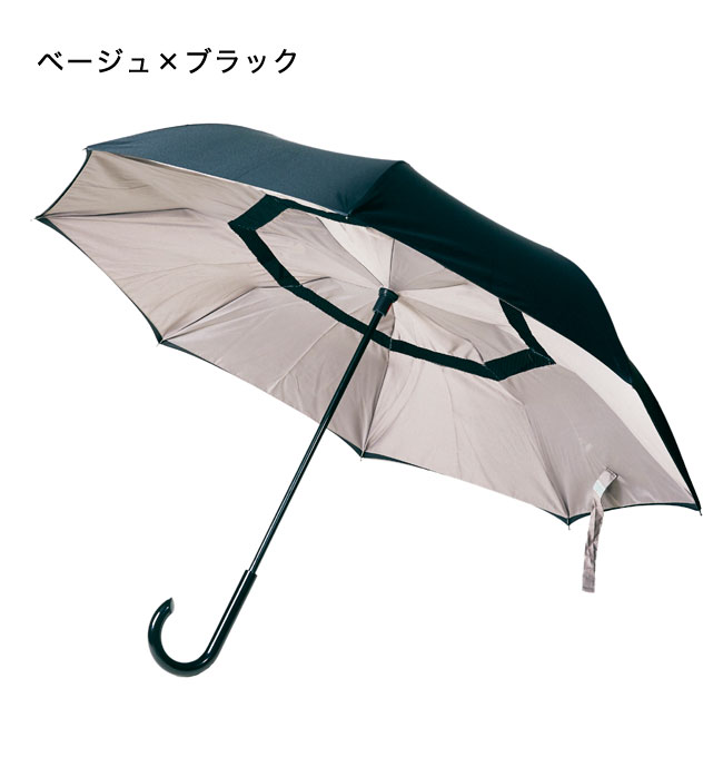 二重傘 circus サーカス ドット柄 EF-UM01ドット柄 長傘 アンブレラ 女性 男性 傘 逆さ傘 濡れ傘 濡れた傘 対策 自動車 乗り降り(代引不可)【送料無料】