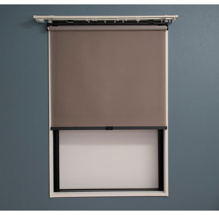 TOSO トーソー スチールラック用ロールスクリーン 60×180cm カーテンレール用ブラケット付き コードレスタイプ 目隠し 収納目隠し 目隠しカーテン 取り付け簡単(代引不可)【送料無料】 - 3