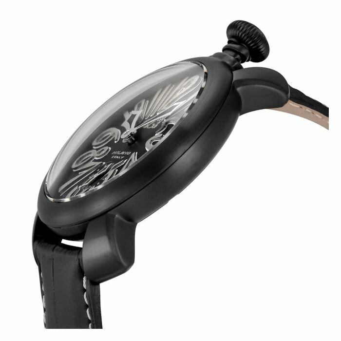 GaGaMILAN ガガミラノ 5012.06S-BLK ブランド 時計 腕時計 メンズ 誕生日 プレゼント ギフト カップル(代引不可)【送料無料】