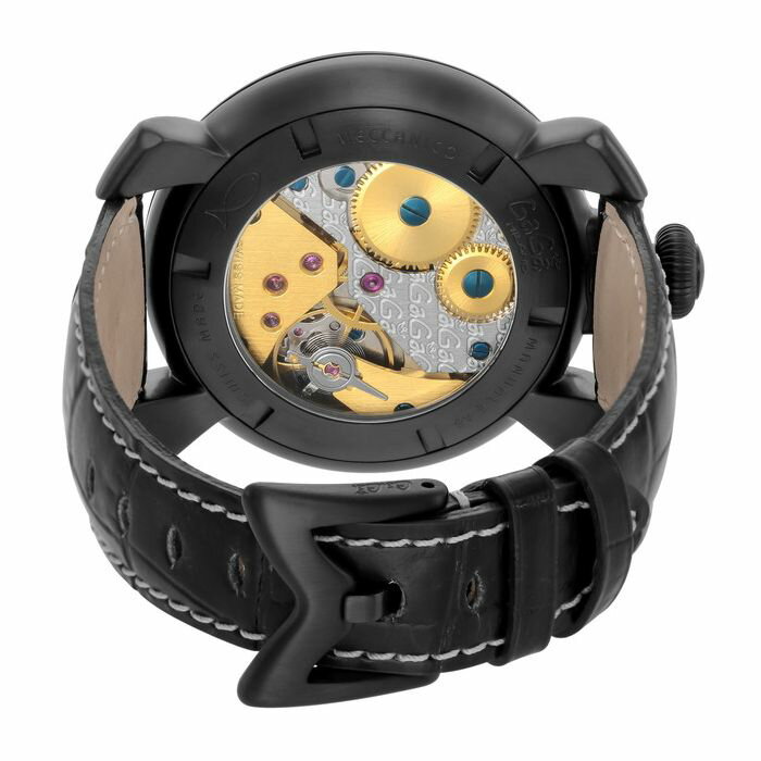 GaGaMILAN ガガミラノ 5012.06S-BLK ブランド 時計 腕時計 メンズ 誕生日 プレゼント ギフト カップル(代引不可)【送料無料】