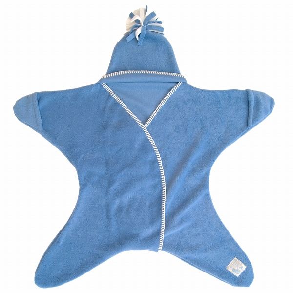 Tuppence&Crumble タッペンスアンドクランブル 星型フリースアフガン スターラップ 11-18M スカイブルー 1個【送料無料】