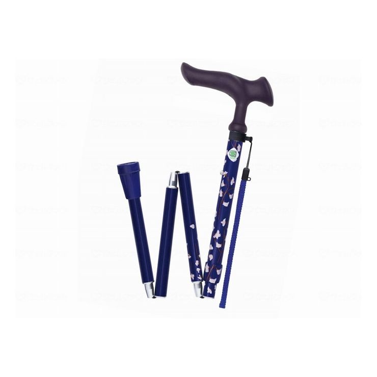 フジホーム かるがもファム2 折畳 小花ネイビー【送料無料】