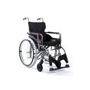 カワムラサイクル モダンAstyle 背固定自走用 KMD-A22-42S-SH No.19黒(ポリエステル) 座幅42-前座47cm 車いす 車椅子 車イス キャリー 車 移動 介護 補助(代引不可)【送料無料】
