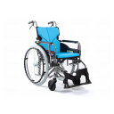 カワムラサイクル モダンAstyle 背折れ自走用 KMD-A22-40-SH ライトブルー(NO.83) 座幅40-前座47cm 車いす 車椅子 車イス キャリー 車 移動 介護 補助(代引不可)【送料無料】