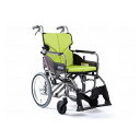 カワムラサイクル モダンAstyle 背折れ介助用 KMD-A16-40-M 若葉色(No.85) 座幅40-前座43cm 車いす 車椅子 車イス キャリー 車 移動 介護 補助(代引不可)【送料無料】