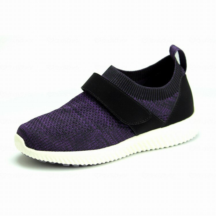 マリアンヌ SaiSai ストレッチニットスニーカー WG110 パープル S 206365_470_S(代引不可)【送料無料】