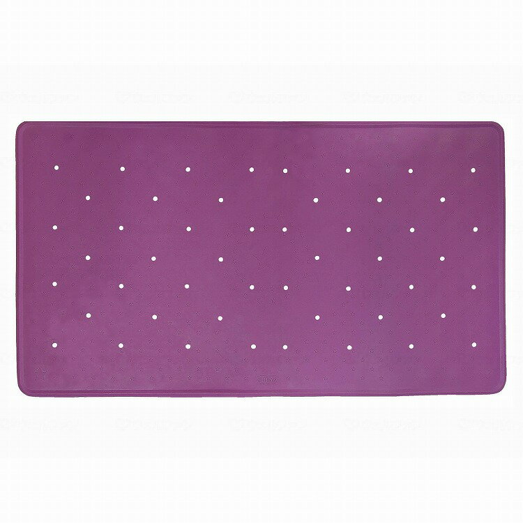 島製作所 すべり止めバスマット 楽湯 パープル(代引不可)【送料無料】