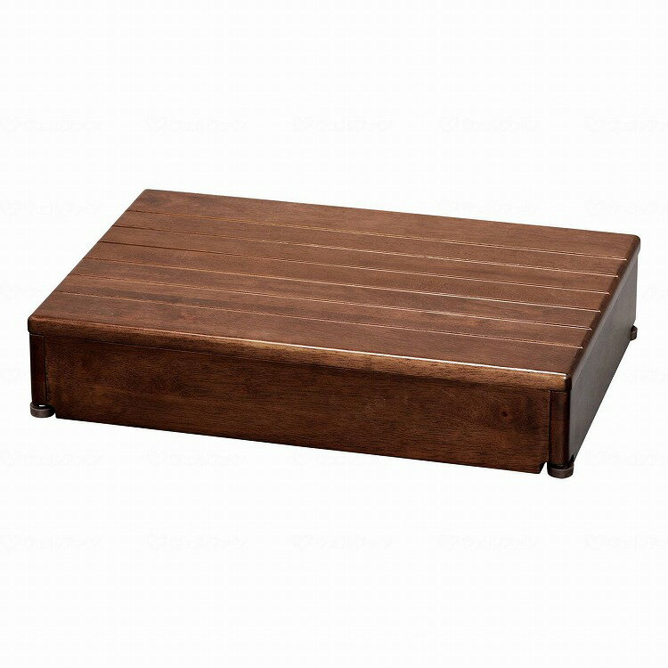 アロン化成 木製玄関台 60W-40-1段 ブラウン(代引不可)【送料無料】