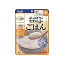 日常の食事から介護食まで幅広くお使いいただける、食べやすさに配慮した食品です。べたつきを抑え、まとまり良く仕上げた、やわらかいごはんです。食物繊維、ビタミンB1配合。原材料名：精白米（国産）、イヌリン（食物繊維）／トレハロース、増粘剤（キサンタン）、ゲル化剤（ジェランガム）、V.B1規格詳細1袋（150g）当たりの栄養成分：エネルギー89kcal、たんぱく質1.2g、脂質0.3g、炭水化物21.3g、糖質19.4g、食物繊維2.0g、食塩相当量0.02g、ビタミンB10.50mg生産国：日本メーカー：アサヒグループ食品※メーカーの都合によりパッケージ、内容等が変更される場合がございます。当店はメーカーコード（JANコード）で管理をしている為それに伴う返品、返金等の対応は受け付けておりませんのでご了承の上お買い求めください。※賞味期限が90日以上残っている商品を出荷しています。【代引きについて】こちらの商品は、代引きでの出荷は受け付けておりません。【送料について】北海道、四国、九州は別途送料を頂きます。【配送について】沖縄、離島は配送できません。予めご了承ください。